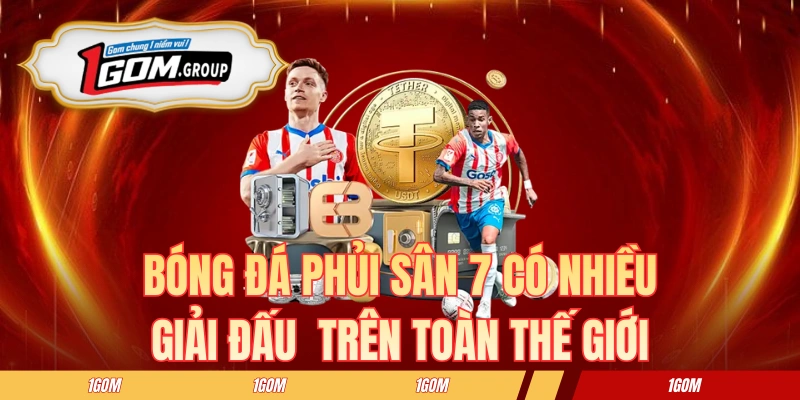 Bóng đá phủi sân 7 có nhiều giải đấu từ nghiệp dư đến bán chuyên nghiệp trên toàn thế giới