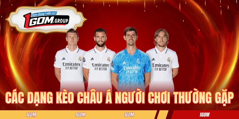 Các dạng kèo châu Á người chơi thường gặp